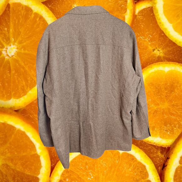 Territory Ahead Men's Brown Polyester Blend Two-Button Blazer Size XXL - Picture 3 of 9